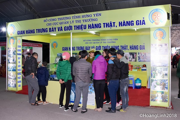 Hình ảnh khai mạc hội chợ Xuân Mậu Tuất 2018 ở Hưng Yên